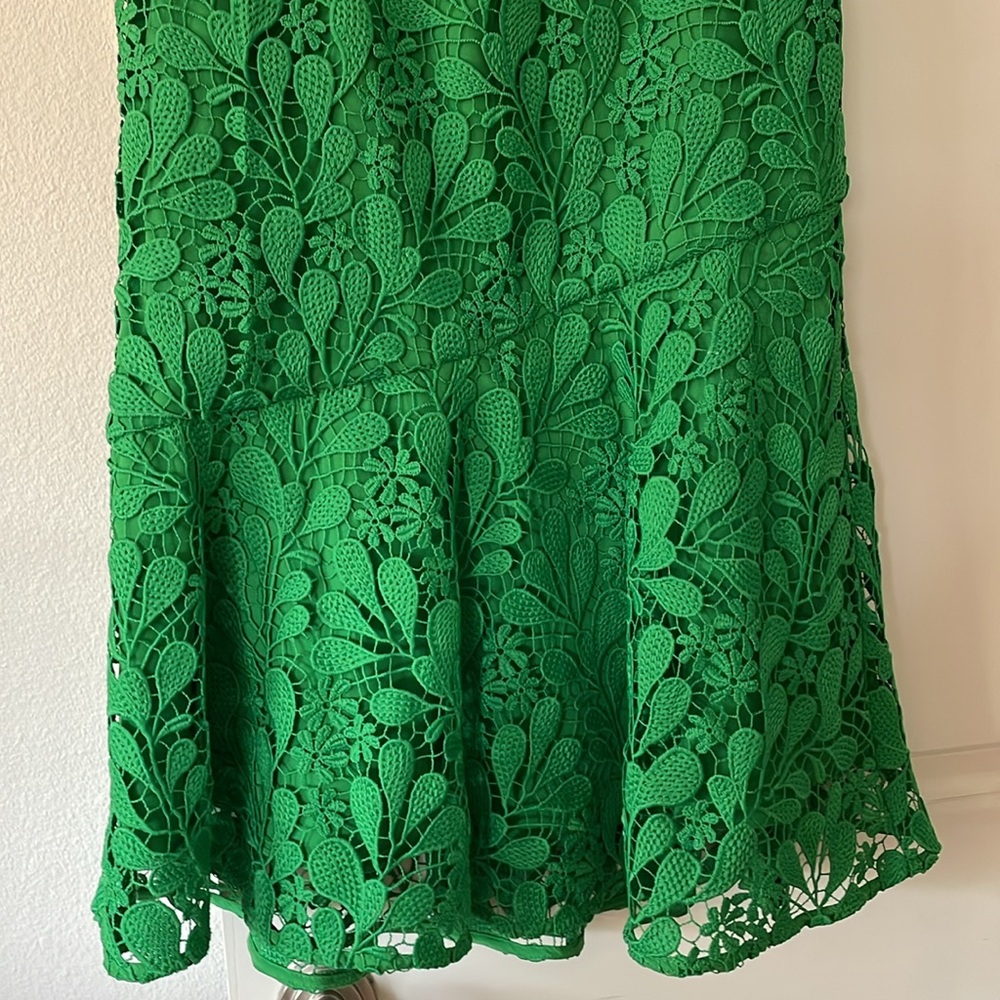 Emerald Green Strapless Dress - Picture 6 of 12